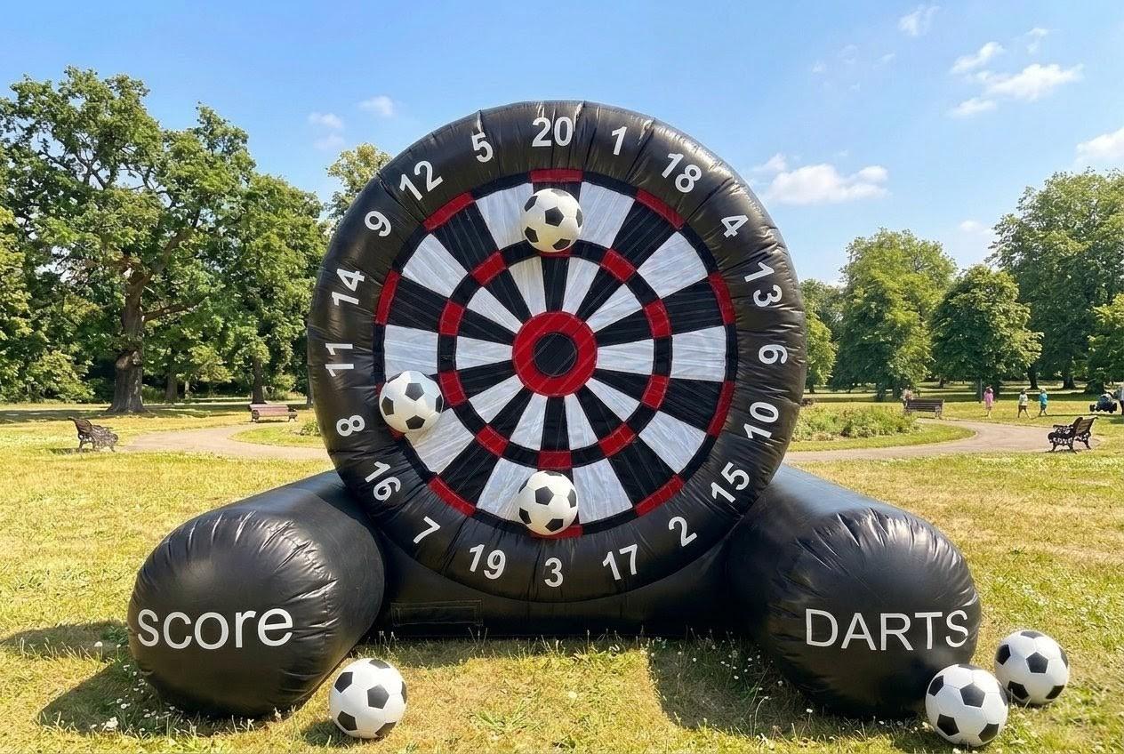 Giant Soccer Darts Game Inflatable for rent Ottawa Ontario