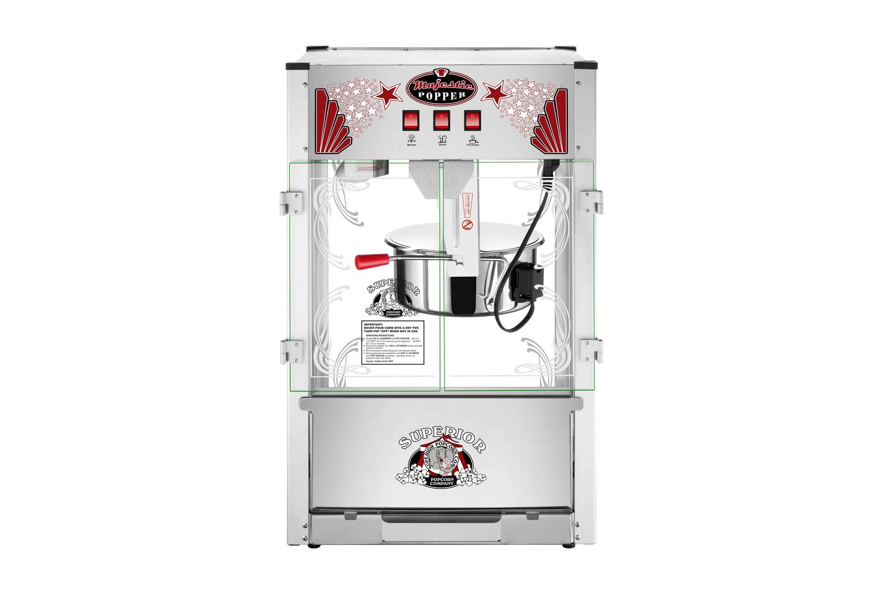 16 oz Popcorn Machine Party Games rentals Winnipeg Manitoba and Kenora Ontario