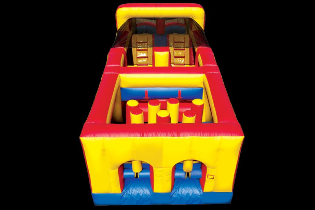 30ft Obstacle Course Inflatable Bouncy House TSSA party rentals Ottawa Ontario and Gatineau Quebec