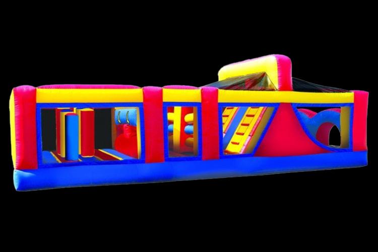 30 foot inflatable obstacle course party rental Ottawa Gatineau for birthdays festivals and corporate family days