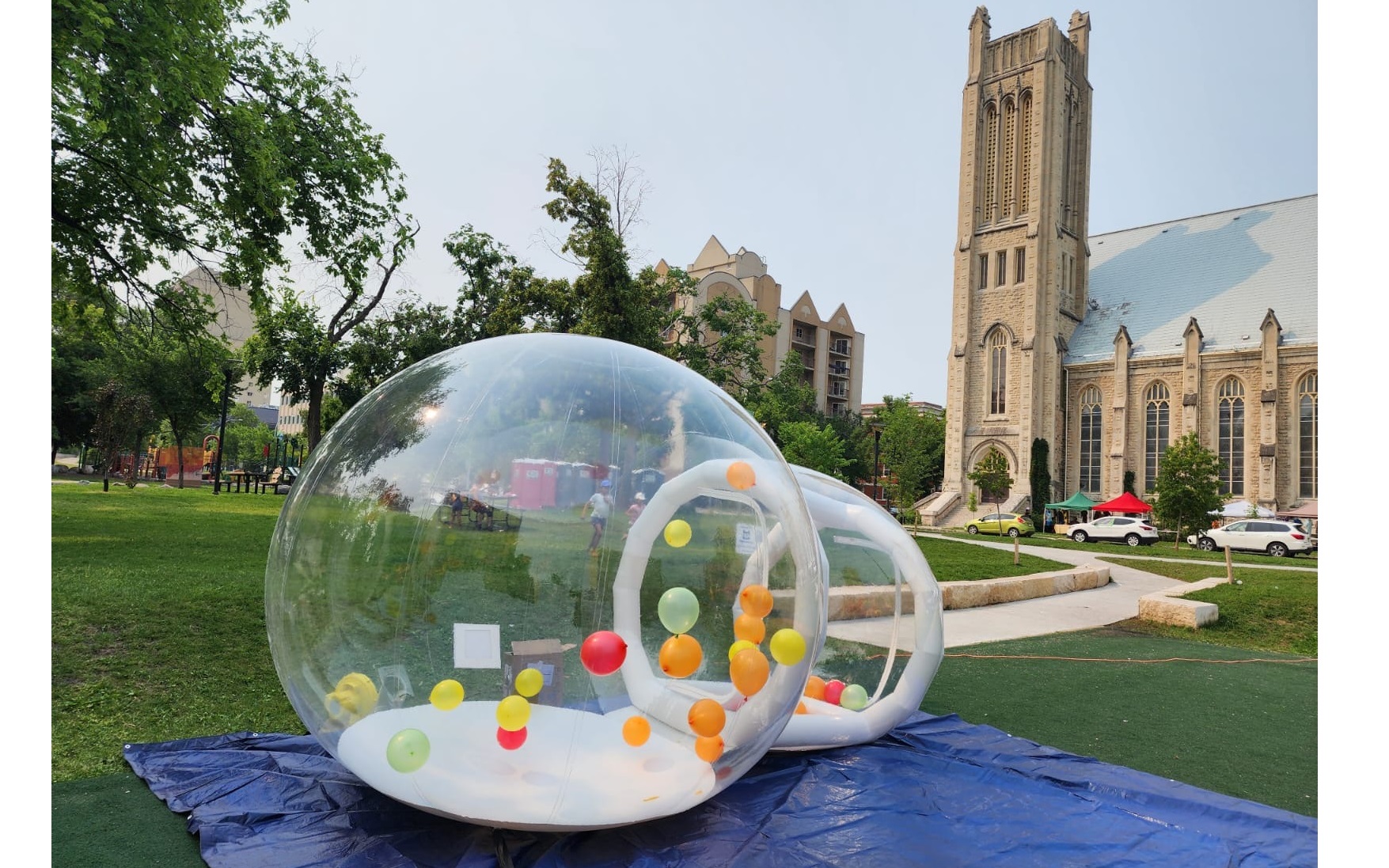 Balloon Inflatable Bubble House Party Bouncer Rentals Ottawa Ontario and Gatineau Quebec