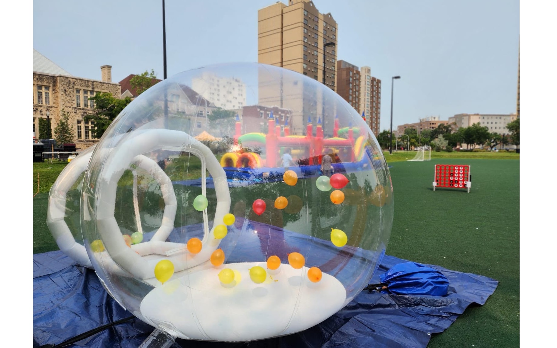 Balloon Inflatable Bubble House Party Game rentals Ottawa Ontario and Gatineau Quebec