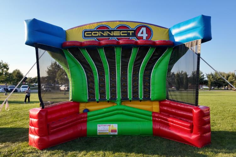 Basketball Connect4 Inflatable Game Rental Ottawa Ontario and Gatineau Quebec