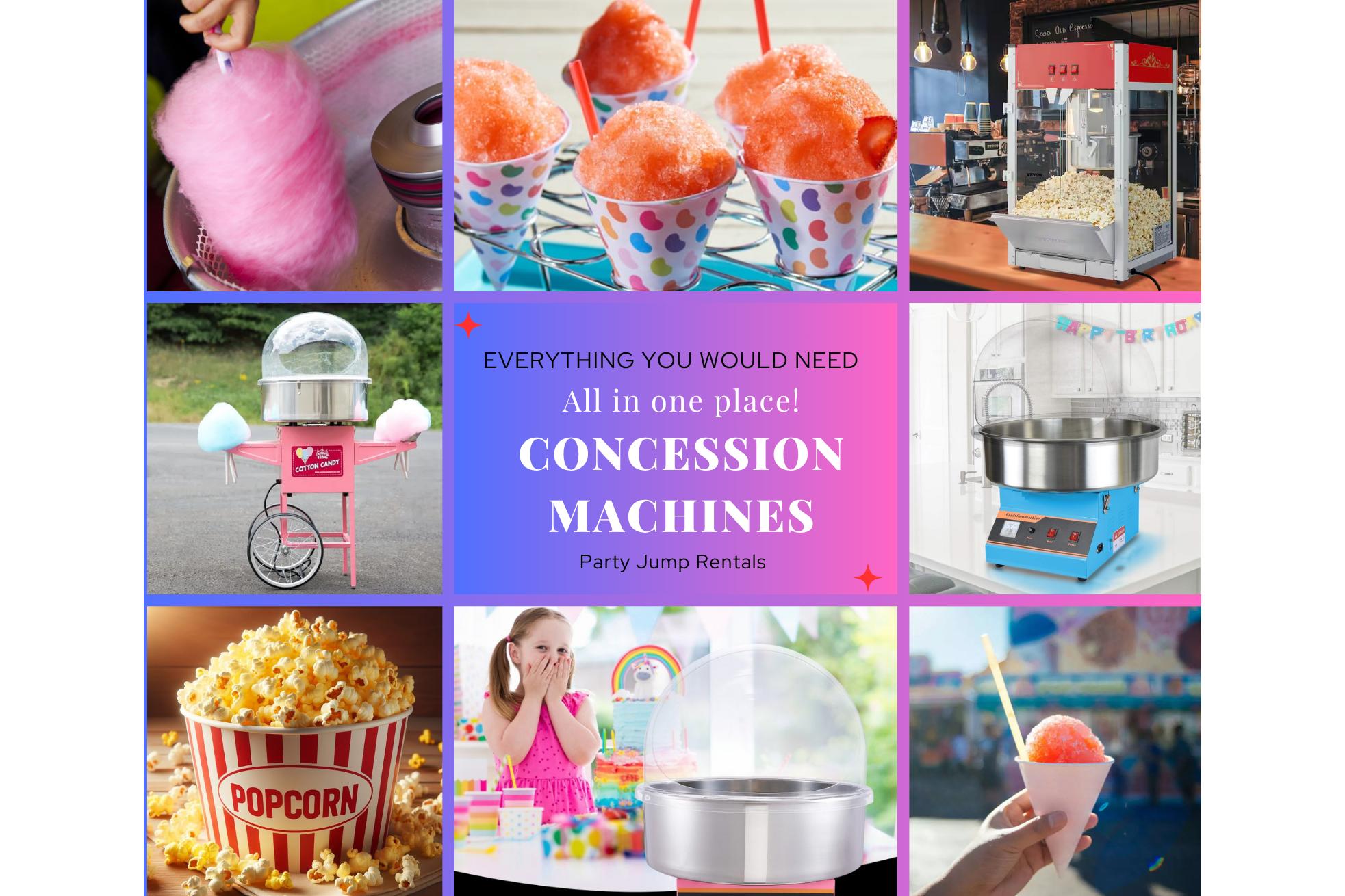 Face Painting Cotton candy machine Popcorn machine Party games Generators Party extras for rent Ottawa Ontario and Gatineau Quebec