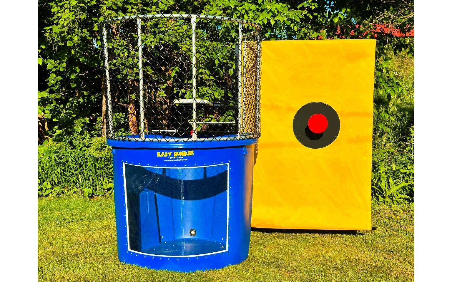 Inflatable dunk tank game rental for community events across Ottawa and Gatineau