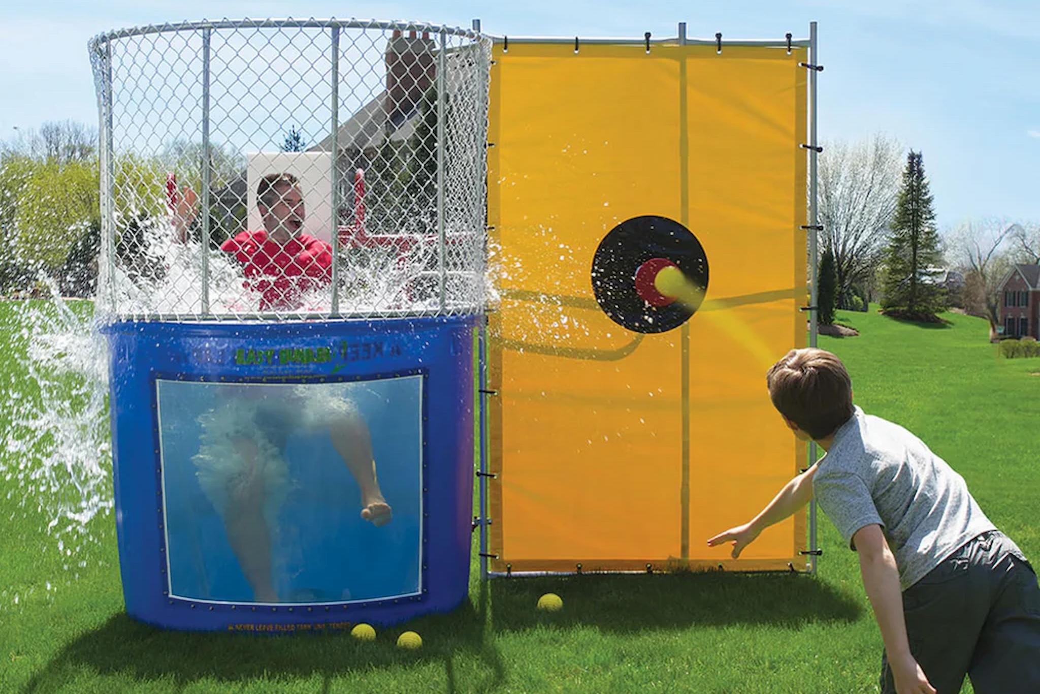Dunk tank game for charity events and fairs in Ottawa Ontario
