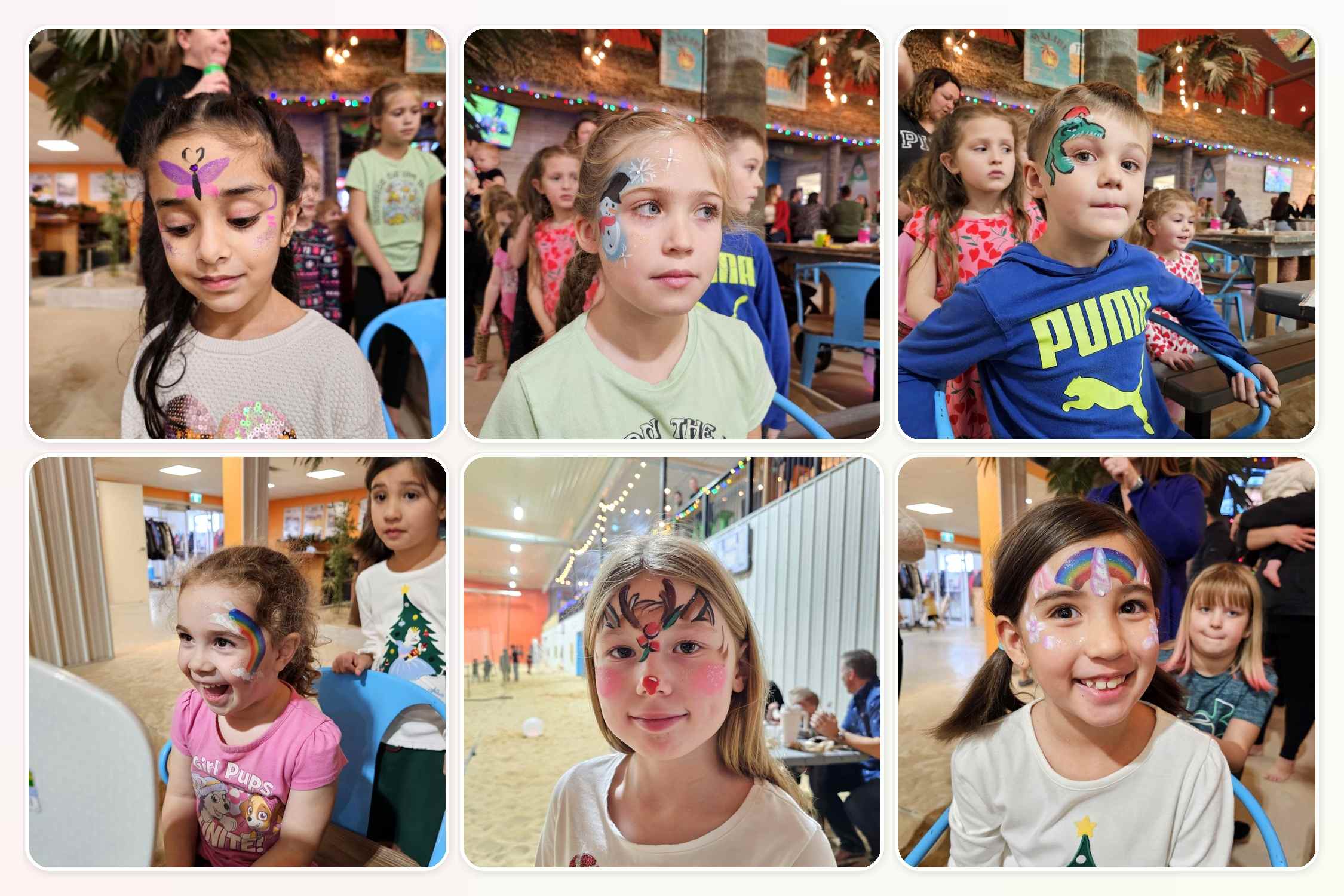 Kids face painting in Ottawa Ontario for birthday parties daycare events and family entertainment