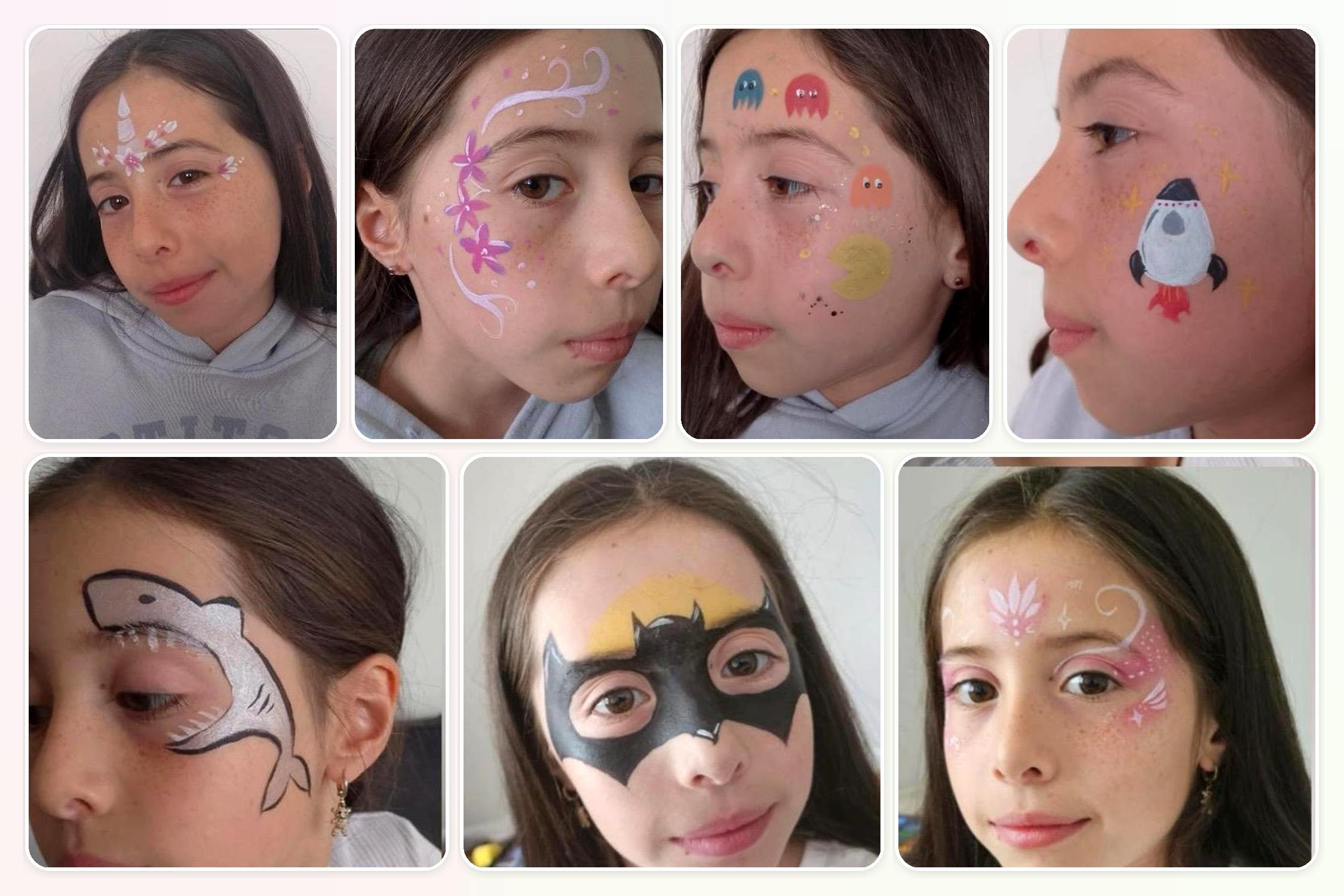 Kids event face painting art service in Ottawa and surrounding Ontario areas