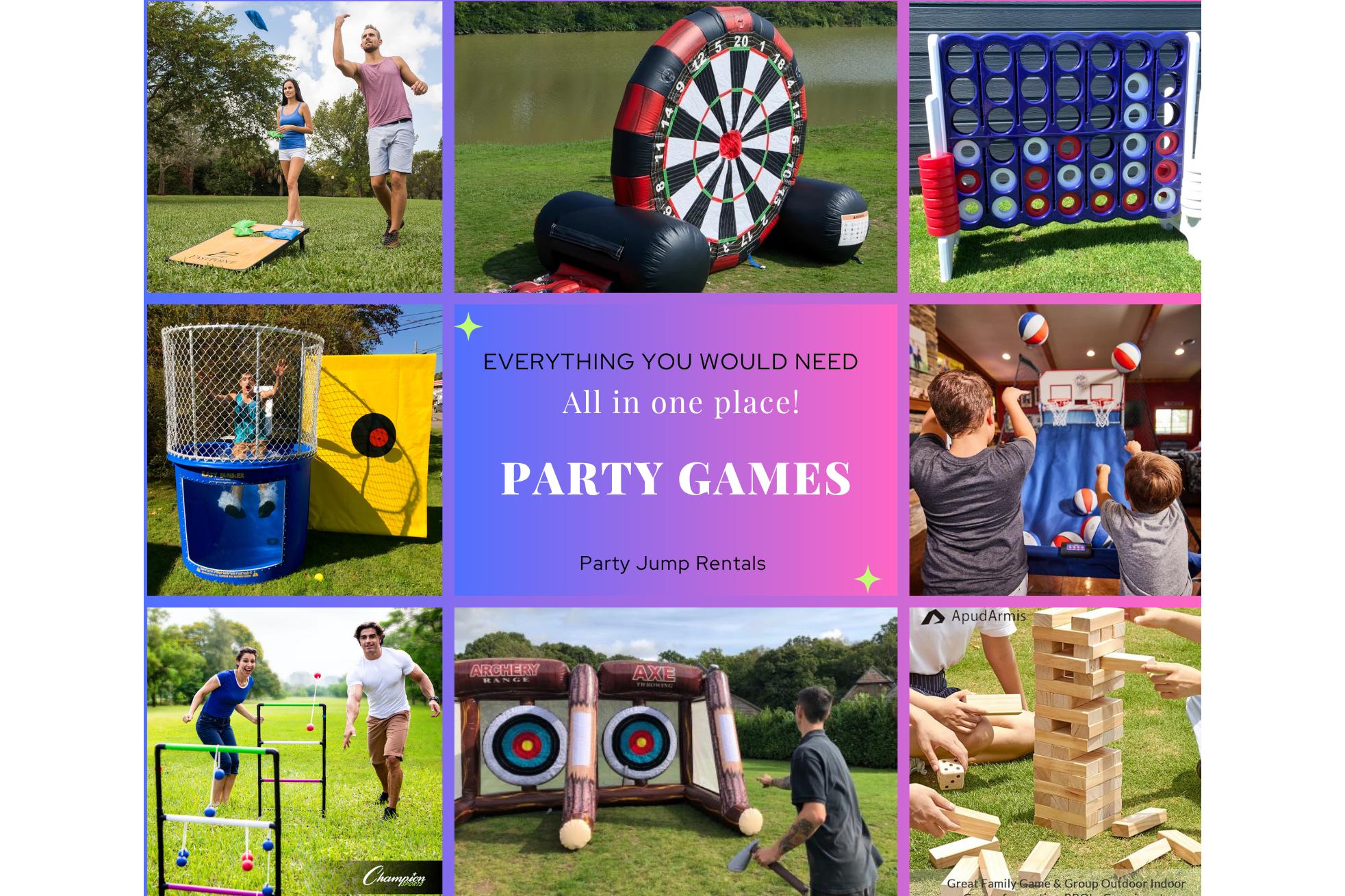 Yard Party Indoor and Outdoor Games for rent Ottawa Ontario and Gatineau Quebec