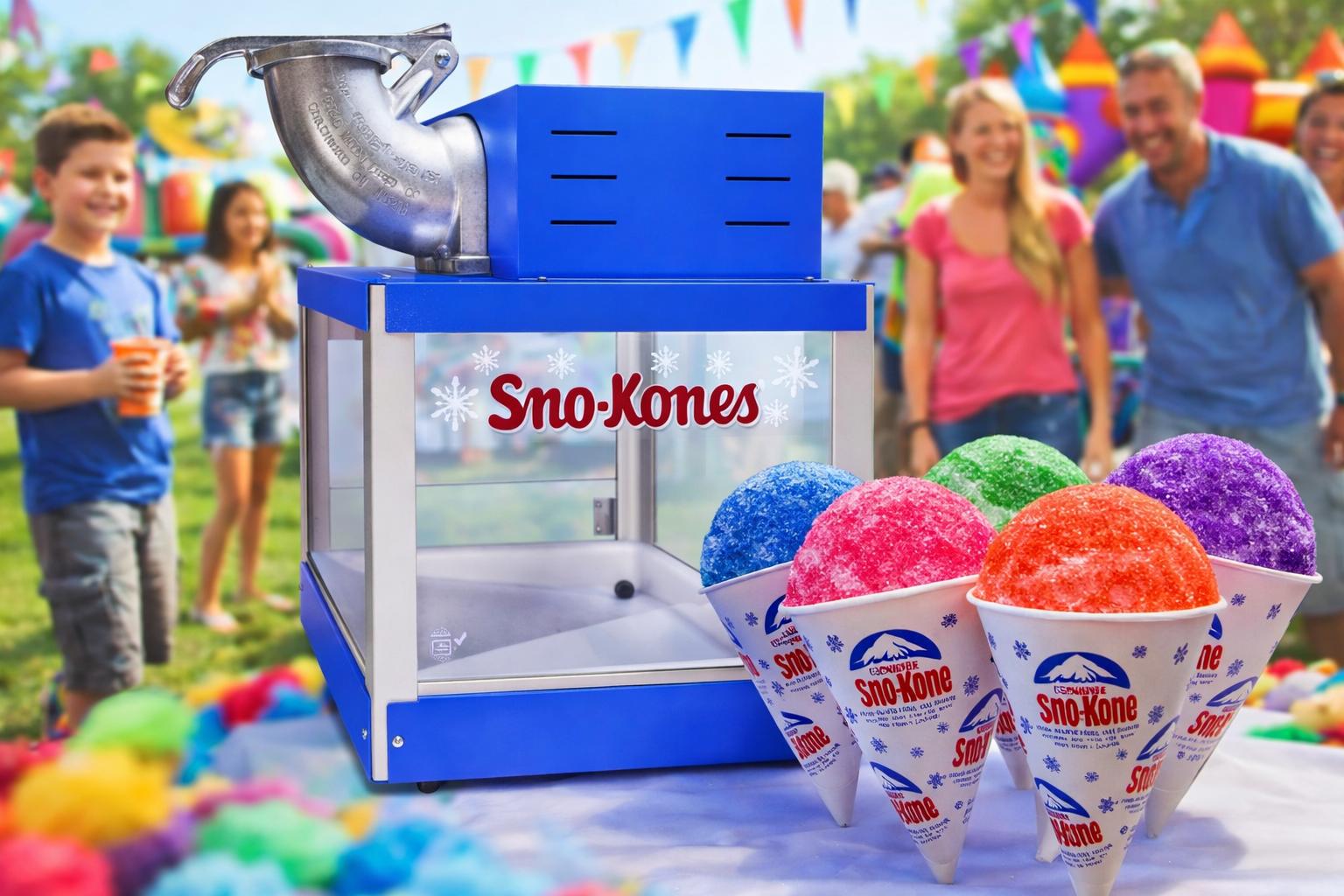 Professional Snow Cone Machine rental Ottawa Ontario and Gatineau Quebec