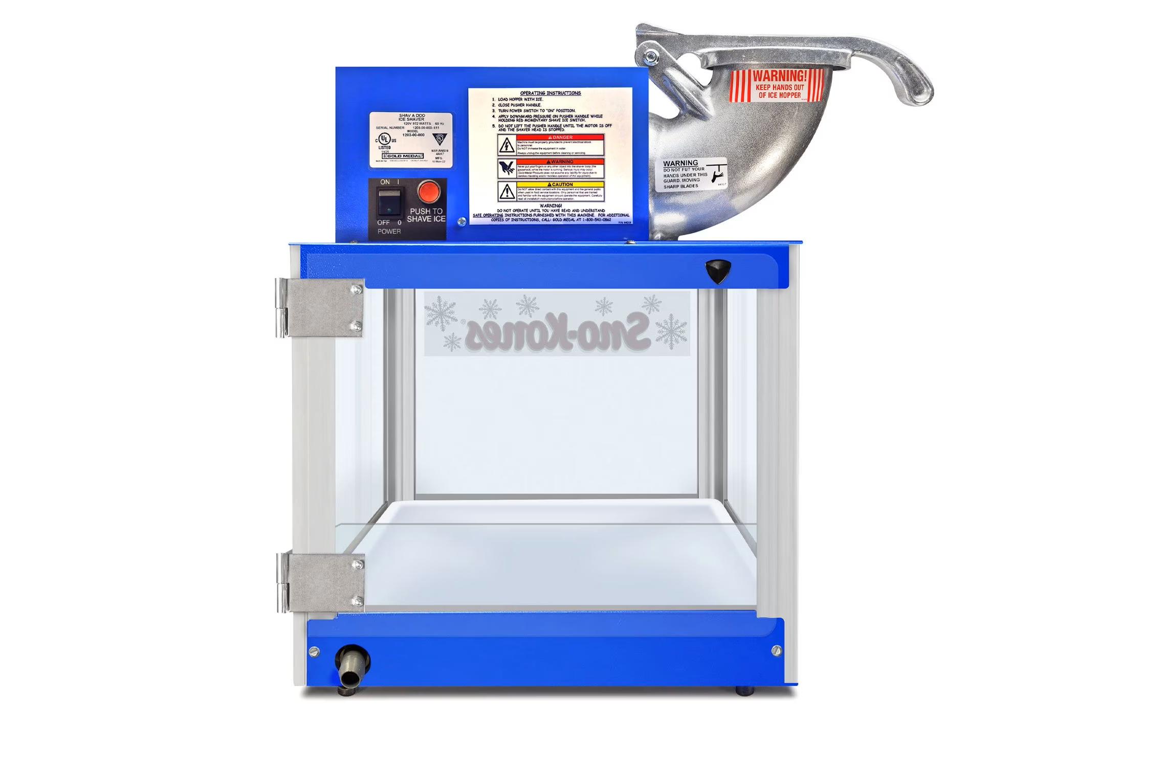 Professional snow cone machine rental with supplies for events in Ottawa